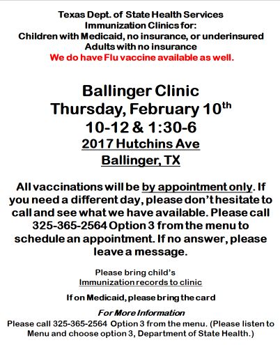 FEB 2022 - IMMUNO CLINICS BALLINGER